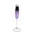 Adler AD4499 Electric Milk Frother, Purple, Stainless Steel, with Stand