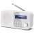 Sharp DR-P420 prenosné digitálne rádio s Bluetooth, biele