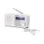 Przenośne białe radio cyfrowe Sharp DR-P420 57920137