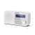 Sharp DR-P420 przenośne radio cyfrowe z Bluetooth, białe, wymiary