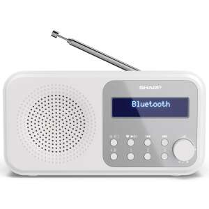 Radio digital portabil Sharp DR-P420 cu Bluetooth, alb - Radiouri
