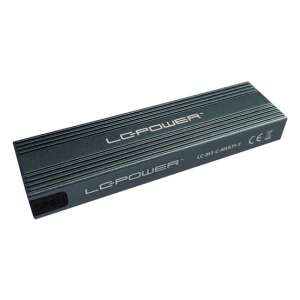 LC-Power LC-M2-C-MULTI-3 externes Gehäuse für NVMe oder SATA M.2 SSD, grau - LC-power
