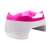KM-520 2-in-1 UV LED Nail Lamp with 5 Compartment Organizer, 110W, Pink and White