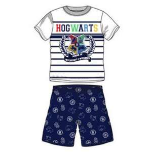 Harry Potter Hogwarts kids short pyjamas set, blue and white, 10 years - Kids' Pajama & Nightgown