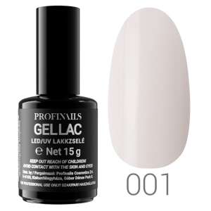 Profinails Gellac LED/UV lakkzselé 001-es szín, 15g - Profinails
