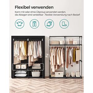 Dulap pliabil Songmics cu rafturi reglabile și bare de agățat - Dulapuri