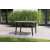 Keter Elise plastic garden table in graphite color in a garden setting