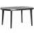 Keter Elise plastic garden table in graphite color