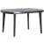 Keter Elise plastic garden table in graphite color
