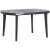 Keter Elise plastic garden table in graphite color