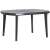 Keter Elise plastic garden table in graphite color