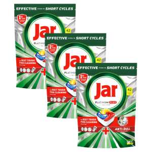 Jar Platinum Plus Zitrone All In One Spülmittelkapseln 3x42St. 49392496 Waschmaschinenpads