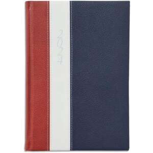 TOPTIMER "Fashion" Zsebnaptár, piros, fehér, kék, műbőr borító - TOPTIMER