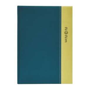 TOPTIMER Milano B6 Wochenplaner Kalender, Blau-Gelb - TOPTIMER