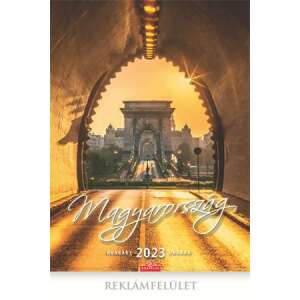 CSG Magyarország 2023-as falinaptár, Első oldal, A budapesti Lánchíd - Irodai kiegészítő