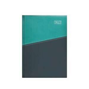 TOPTIMER "Duplex" B5 türkiz-kék heti tervező naptár 2023 - TOPTIMER