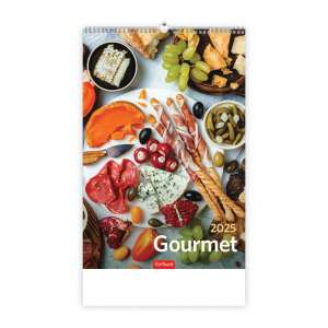TOPTIMER Gourmet 2025 Wall Calendar - Gourmet Food Platter - Office accessory