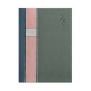 TOPTIMER Vario B5 heti tervező, szürke-rózsaszín-kék, 2023 - Notesz & Jegyzetfüzet