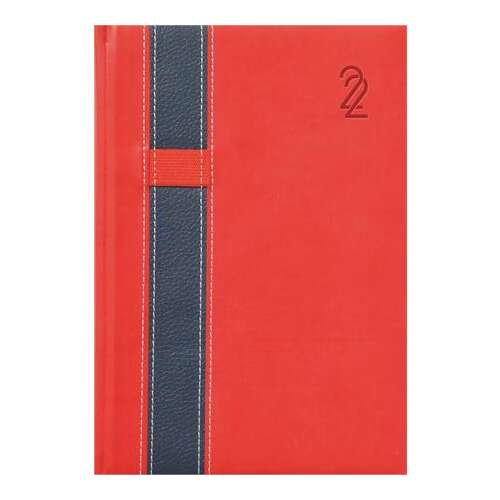 TOPTIMER "Vario" B5 Heti Tervező Naptár, Piros-Kék