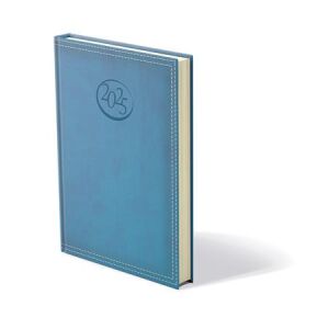 TOPTIMER Ace A5 Világoskék 2025 Napi Tervező Naptár ferde nézet - TOPTIMER