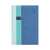 TOPTIMER Vario A5 Daily Planner Calendar, Blue-Turquoise, Front Cover