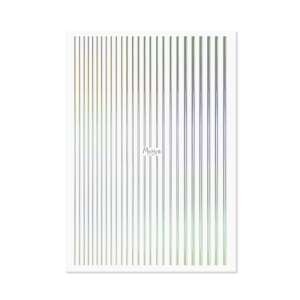 Moyra körömdíszítő csík No. 06 Holo silver, 26 db, 11,5 cm-es - Körömmatrica