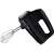 Russell Hobbs Matte Black Handmixer, schwarzer Handmixer mit silbernen Rührbesen und Knethaken