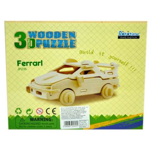 Robotime 3D fa puzzle sportkocsi - 81057