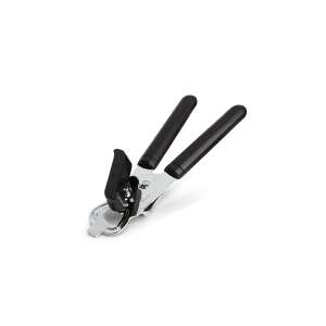 Deschizător de conserve cu mânere negre, lamă din oțel inoxidabil și deschizător de sticle - Deschizătoare de conserve