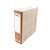 Forten A4 ring binder, 8 cm, cardboard, natural
