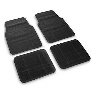 4 db-os szett fekete autószőnyeg, PVC és textil, könnyen tisztítható - All Ride