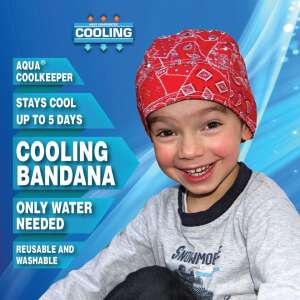 Aqua Coolkeeper hűtőkendő, hűsítőkendő gyerekeknek 49423050 Fejpánt, fejkendő