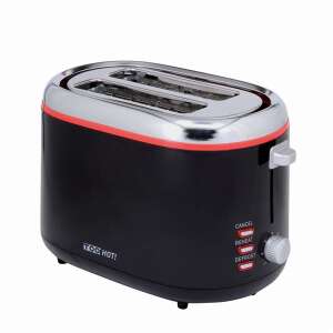 TOO HOT! TO-343-BR 850W black toaster, 2 slice, 7 browning settings, defrost, reheat, cancel functions - Toaster