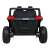 Hátulnézet a Buggy UTV 2000M Racing 12V elektromos gyerek autóról, fekete és narancssárga