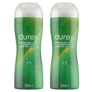Durex Play Massage 2в1 масажен гел и лубрикант 2x200ml 126943694 - Durex