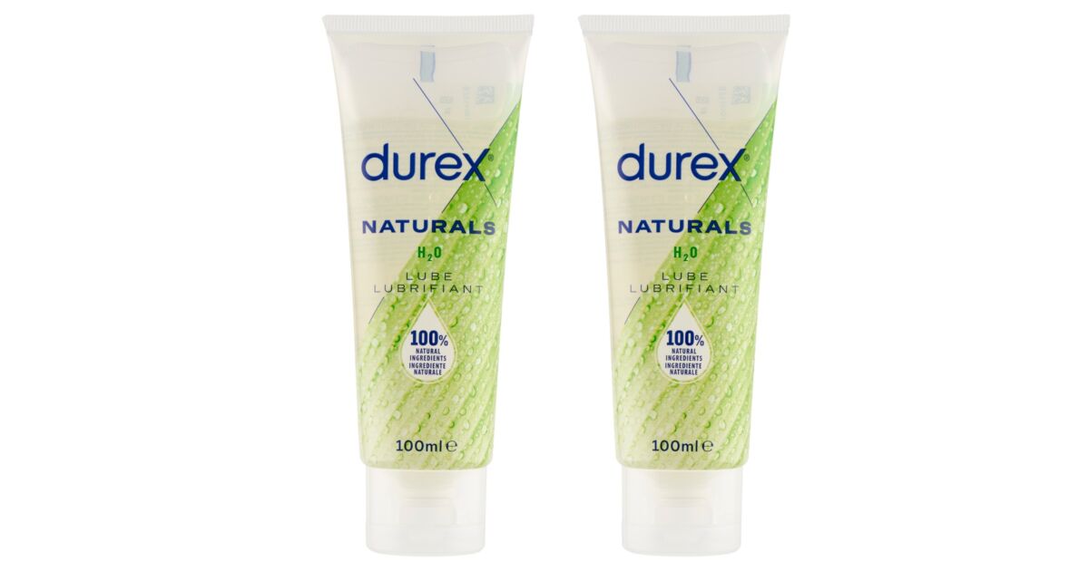Durex Naturals H20 Lubricating Gel 2x100ml | Pepita.com