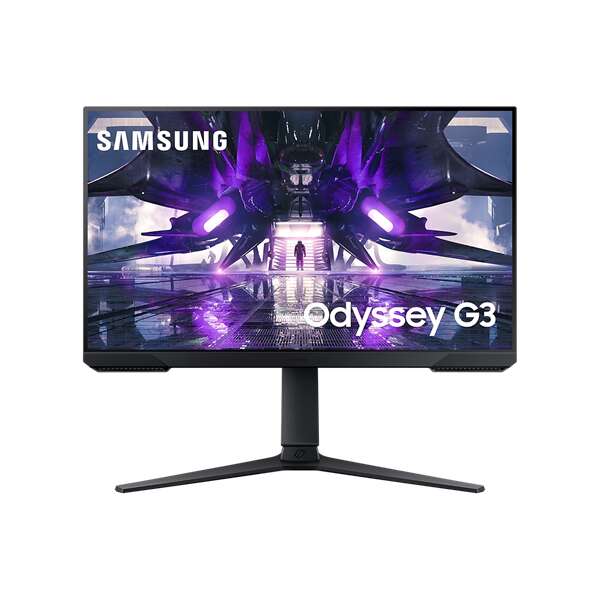 Samsung odyssey g30a, ls24ag300nrxen gaming monitor, 24" 