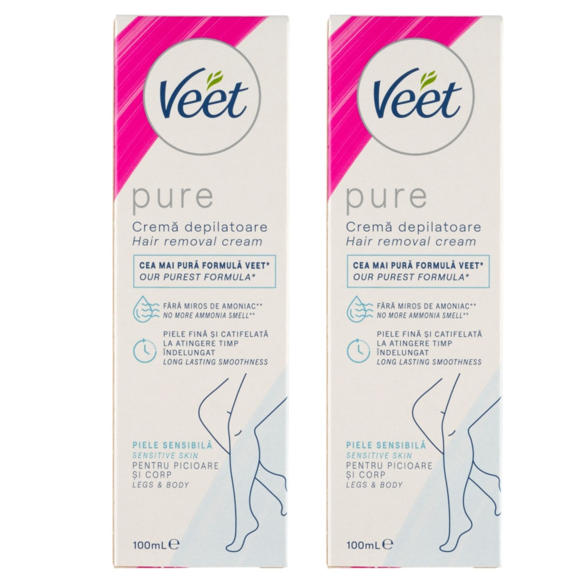 E-shop Veet Silk&amp;Fresh Krém na holenie pre citlivú pleť 2x100ml
