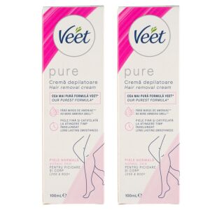 Veet Silk&amp;Fresh Hair Removal Cream for normal skin 2x100ml 126944710 - Veet