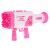 Rosa-weiße Seifenblasenpistole für Kinder