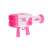 Rosa Seifenblasenpistole mit 52 Löchern für Kinder