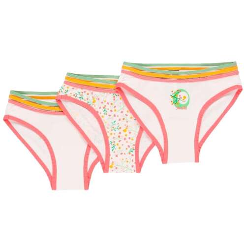 3 darabos lány bugyi szett virágos mintával, 15-16 éves méret