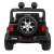Jeep Wrangler Rubicon elektromos autó, 4x4 12V, LED, 3 sebesség, fekete 49450081}