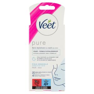 Veet Pure Kaltwachsstreifen für empfindliche Haut 20 Stk 126940262 - Haarentfernung & Rasur