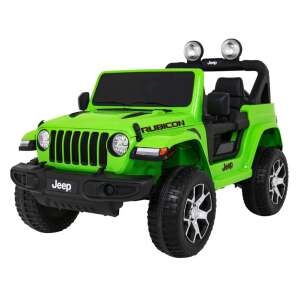 Jeep Wrangler Rubicon 4x4 12V, elektromos jármű, zöld 49450463 Elektromos járművek - Nyitható ajtó