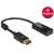 Delock DisplayPort to HDMI adapter, 4K passive, black