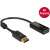 Delock DisplayPort to HDMI adapter, 4K passive, black
