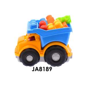 Teherautó, billencs, + építőkockák, 2 szín, 23 cm, hálós 49456776 Játék autók - Teherautó