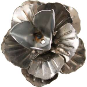 Fém díszítőelem, rózsa 3 cm, 10 db/csomag