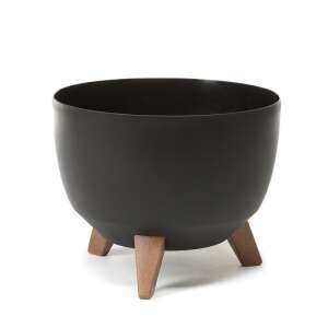 Roma Flower Pot 29 cm Black